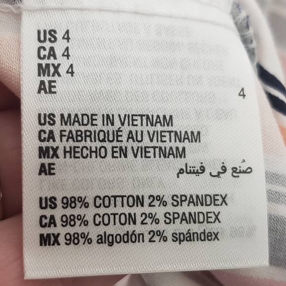 Maison Jules Citrus Splash Dress Sz 4 Cand… - Picture 3 of 15